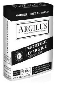 MortierArgilus pour brique d’argile crue