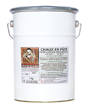 Chaux en pâte Pozzo Nuovo - Seau métallique de 7 kg