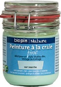 Peinture à la craie fine Biopin vert menthe