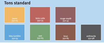 Peinture colorée à la chaux AURO n° 350 tons standard